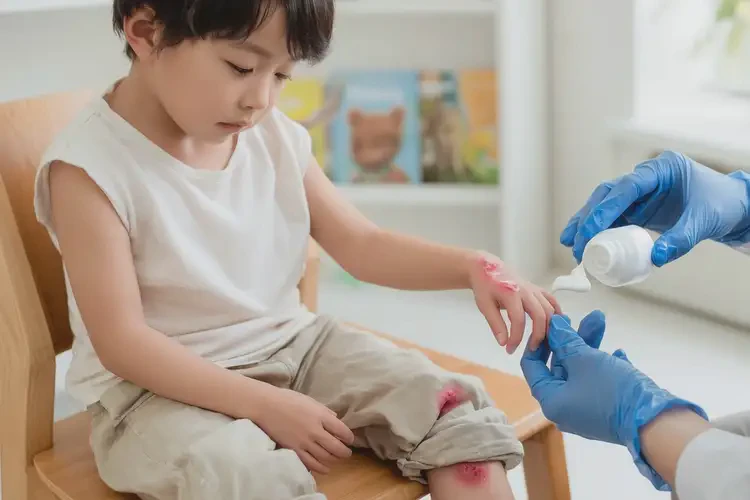 小兒小腿長(zhǎng)濕疹能徹底自愈嗎(圖2)