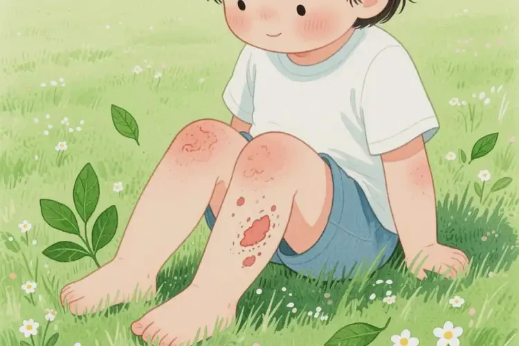 兒童大腿出現(xiàn)濕疹不管它會自己痊愈嗎(圖3)