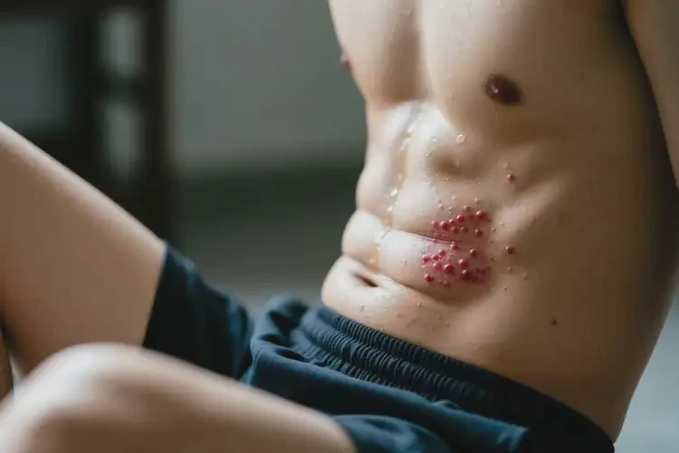 男人肚子上出現(xiàn)濕疹可不可以徹底自愈(圖3)