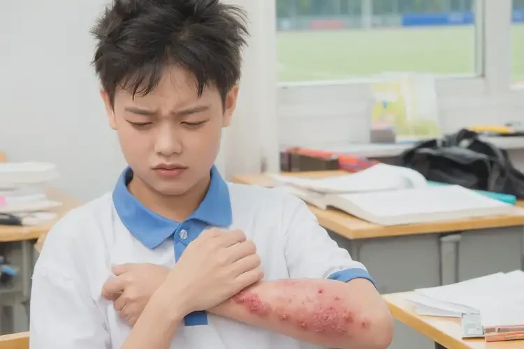 中學(xué)生手臂經(jīng)常長濕疹不管它會(huì)自己自愈嗎(圖4)