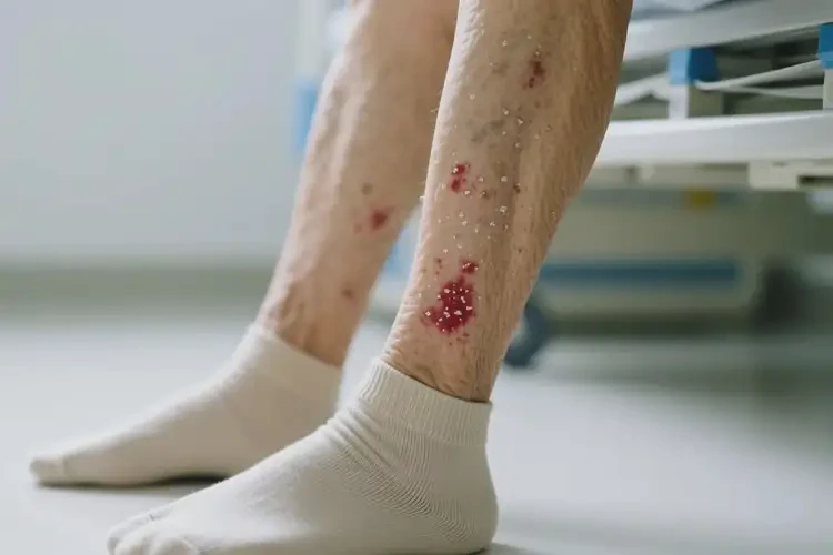 高齡老人小腿有濕疹不管它會自己痊愈嗎(圖3)