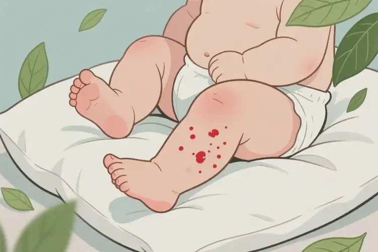 新生兒大腿容易長(zhǎng)濕疹不管它會(huì)自己自愈嗎(圖3)