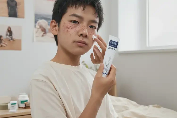 青少年臉上有濕疹不管它會(huì)自己自愈嗎(圖3)