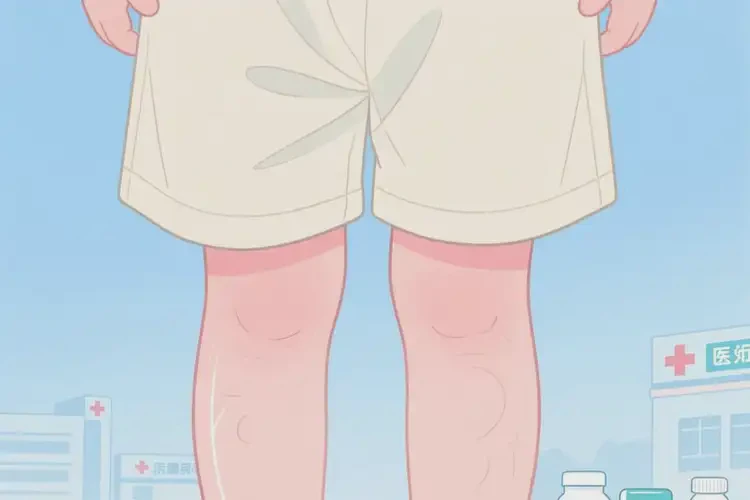 孩子大腿上起湿疹不管它会自己自愈吗(图4)