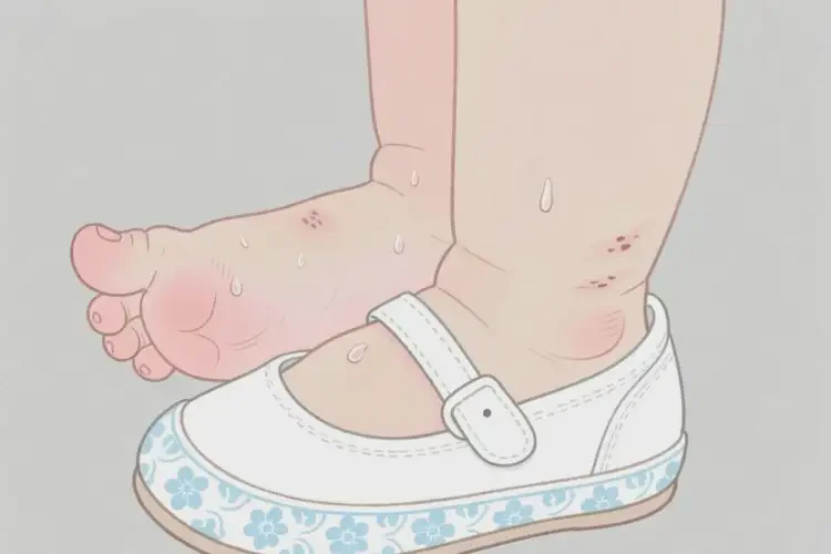 小孩腳上經(jīng)常起濕疹能夠徹底治愈嗎(圖2)