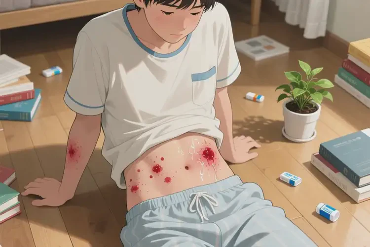 青少年肚子上經(jīng)常起濕疹能靠自己自愈嗎(圖1)