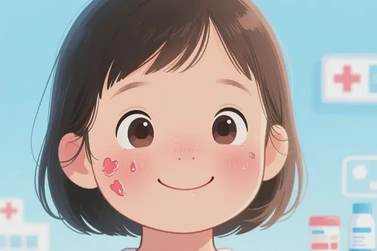 少兒臉上偶爾起濕疹不管它會自己自愈嗎(圖4)