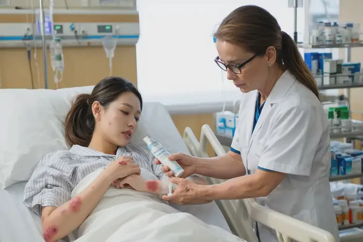 產(chǎn)婦手臂上出現(xiàn)濕疹不管它會(huì)自己痊愈嗎(圖3)