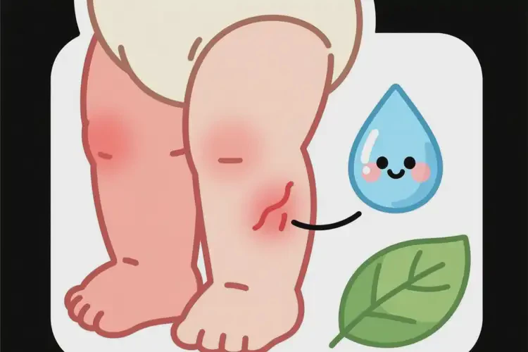 寶寶小腿上容易起濕疹能夠徹底治愈嗎(圖2)