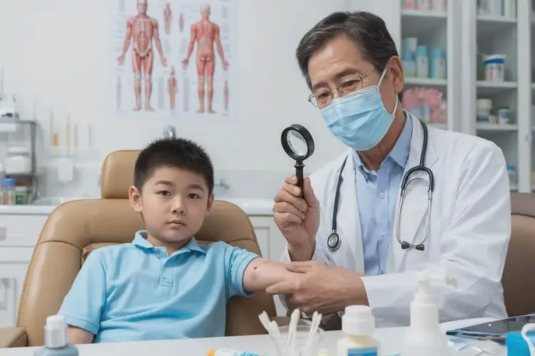 少兒手臂起濕疹可不可以徹底自愈(圖1)