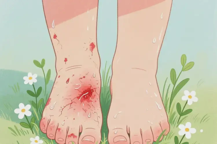 少儿脚上容易长湿疹能靠自己自愈吗(图3)