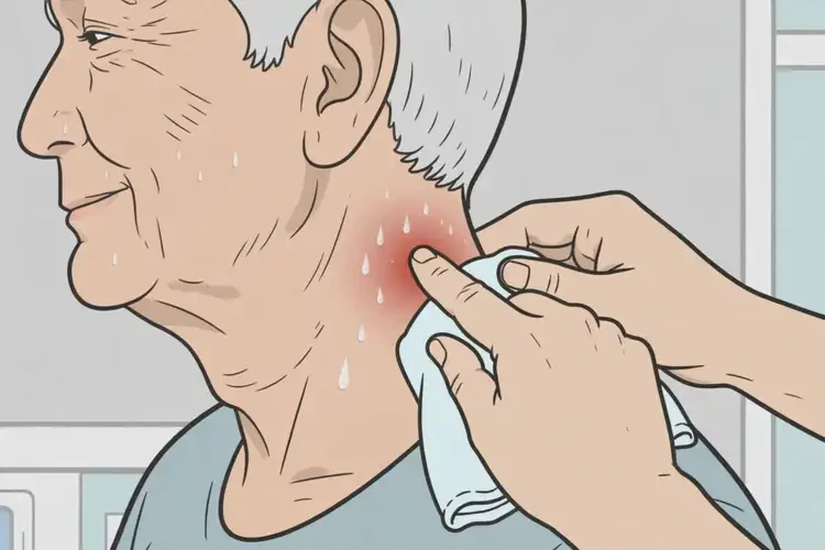 老人脖子上容易长湿疹能够彻底治愈吗(图2)