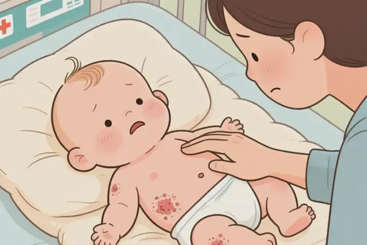 嬰幼兒肚子起濕疹不管它會自己自愈嗎(圖4)