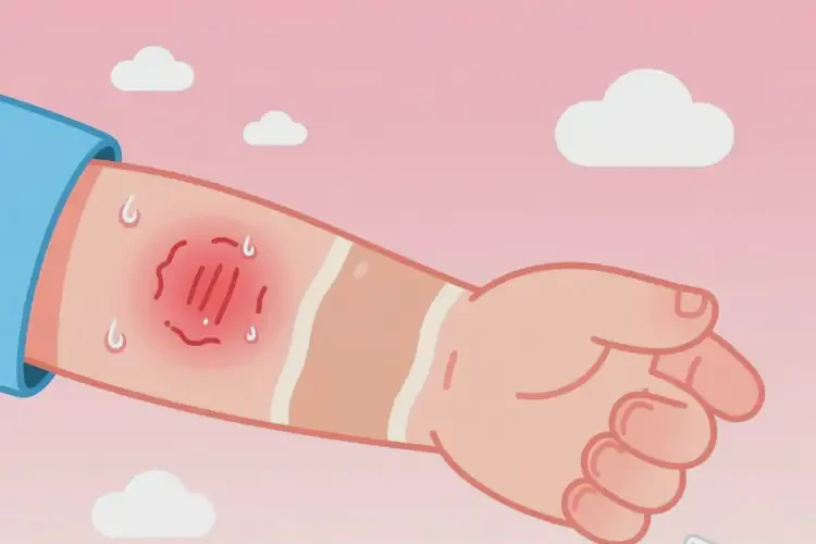 少儿手臂偶尔长湿疹能彻底自愈吗(图2)