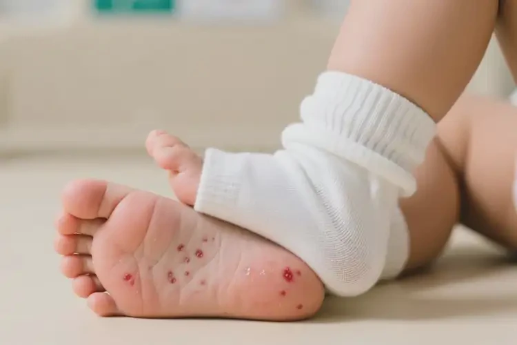 小孩腳上偶爾長濕疹不管它會自己痊愈嗎(圖4)