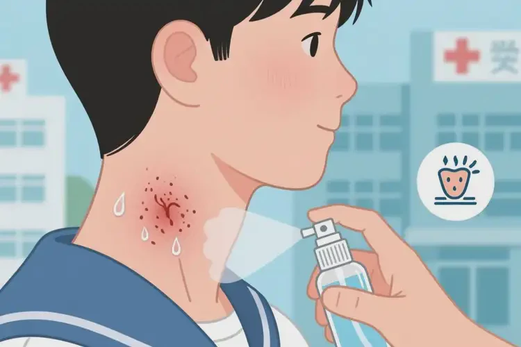 大学生脖子上有湿疹能够彻底治愈吗(图1)