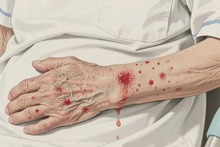 老年人手臂上出濕疹不管它會自己痊愈嗎(圖4)