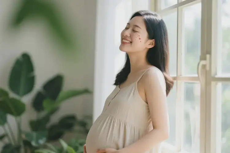 孕婦面部偶爾長濕疹不管它會(huì)自己自愈嗎(圖2)