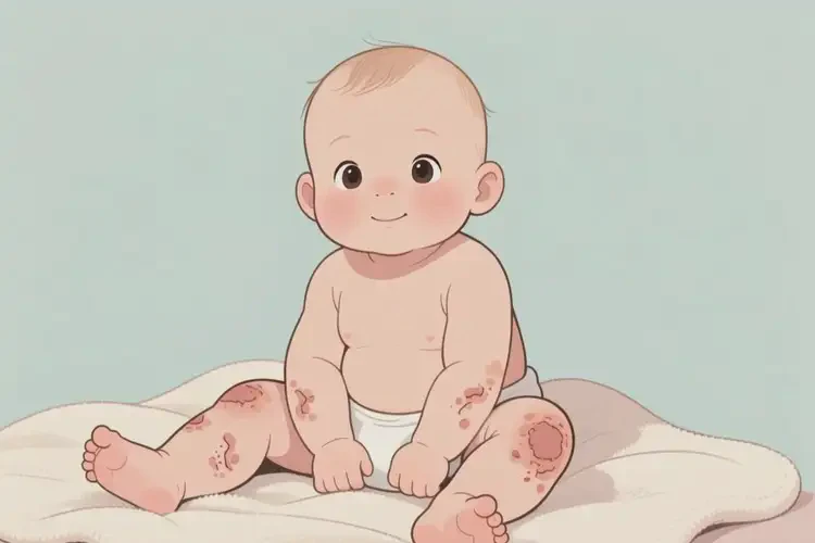 嬰幼兒四肢起濕疹不管它會自己痊愈嗎(圖2)