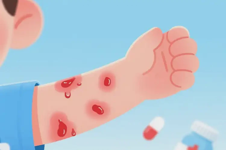 少兒手臂偶爾長濕疹可不可以徹底自愈(圖4)