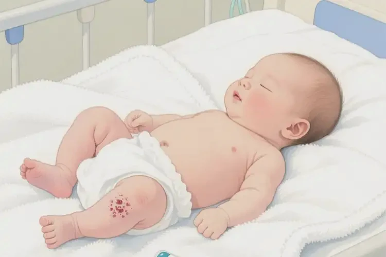 新生儿大腿容易起湿疹不管它会自己自愈吗(图3)