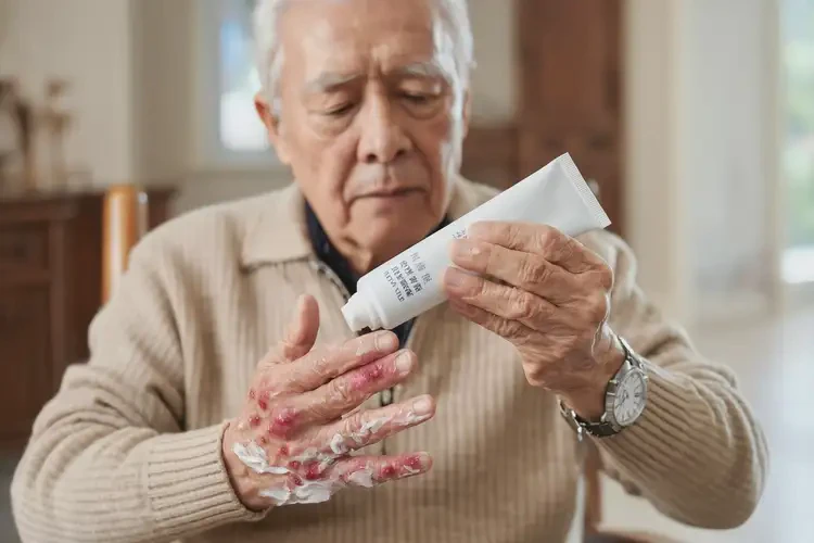 高齡老人手上長(zhǎng)濕疹不管它會(huì)自己痊愈嗎(圖3)