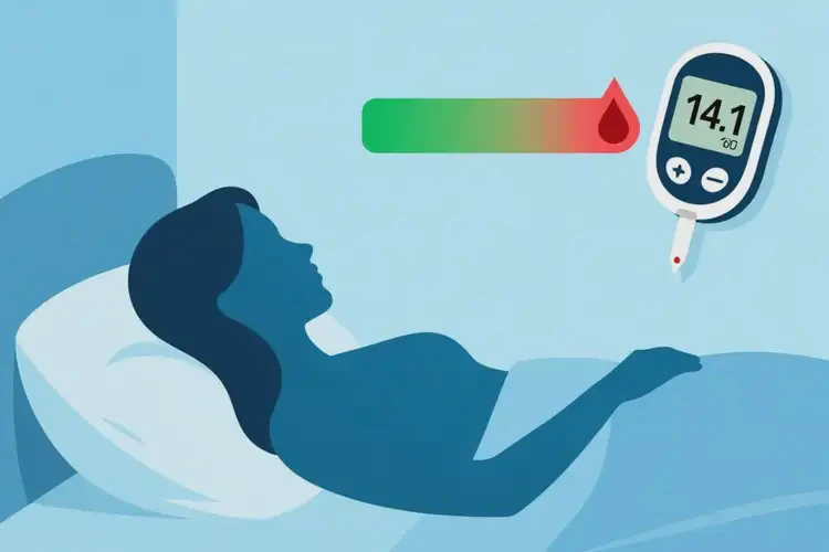 女性睡前血糖14(图1)