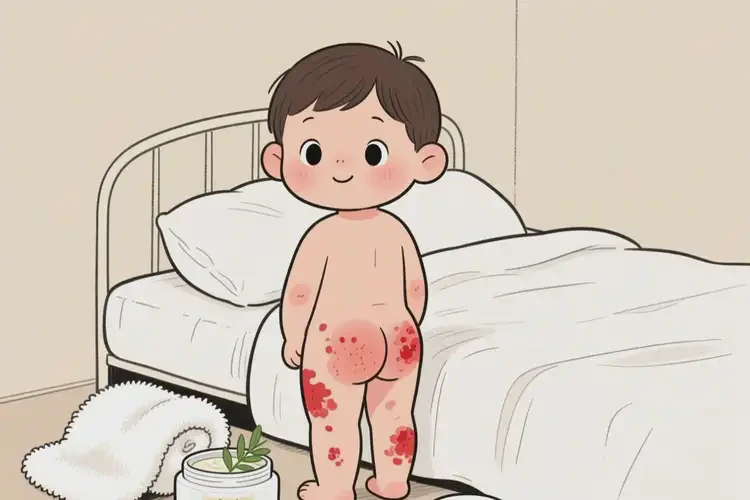 兒童屁股上經(jīng)常起濕疹可以徹底自愈嗎(圖3)