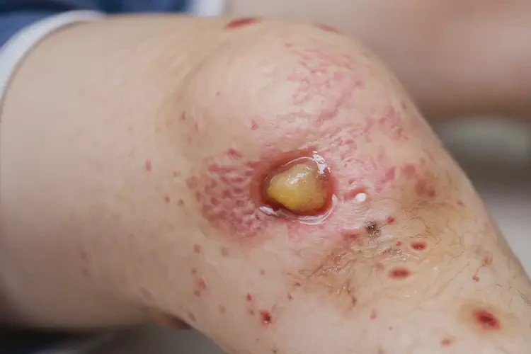 小學(xué)生小腿上偶爾起濕疹不管它會(huì)自己痊愈嗎(圖2)