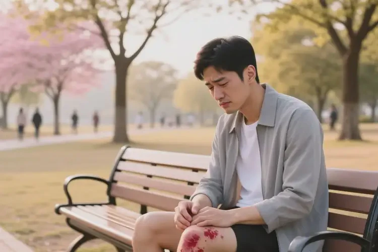 男人小腿上容易起濕疹能徹底自愈嗎(圖2)