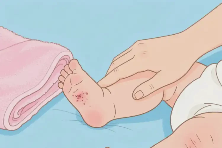 新生兒全身偶爾長濕疹不管它會自己痊愈嗎(圖1)