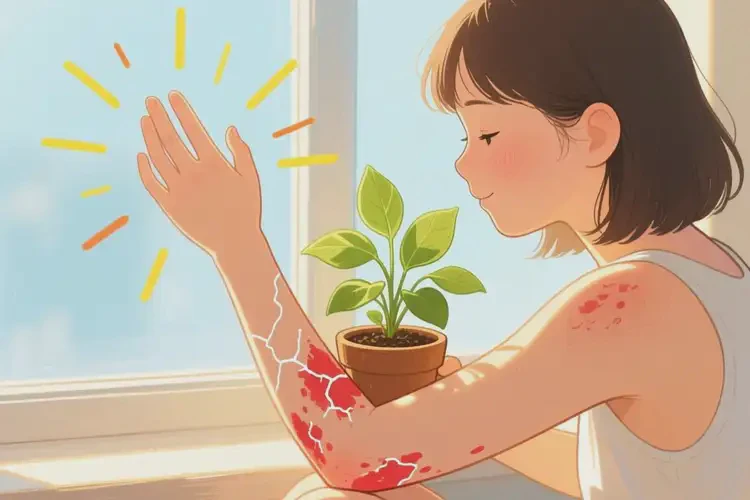 女生手臂上出濕疹能靠自己自愈嗎(圖1)