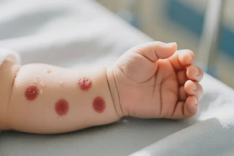 嬰兒手臂上長(zhǎng)濕疹不管它會(huì)自己痊愈嗎(圖2)