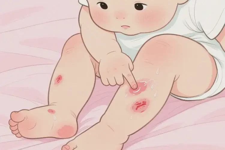 幼兒大腿上出濕疹能靠自己自愈嗎(圖2)