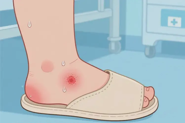 小孩腳上偶爾長濕疹不管它會自己痊愈嗎(圖1)