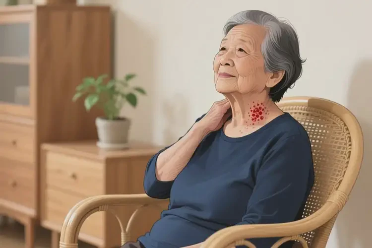 老年人脖子出濕疹不管它會自己痊愈嗎(圖3)