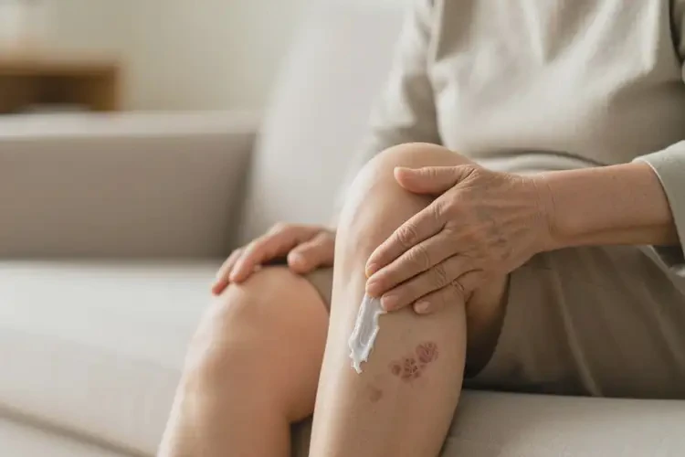 老年人大腿上經(jīng)常起濕疹不管它會自己好嗎(圖4)