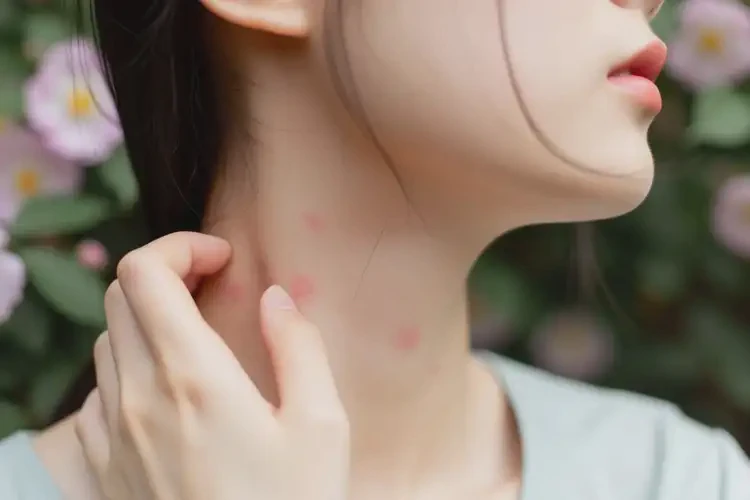 女生脖子上經(jīng)常起濕疹不管它會自己自愈嗎(圖4)