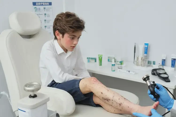 青少年小腿出現(xiàn)濕疹能靠自己自愈嗎(圖4)