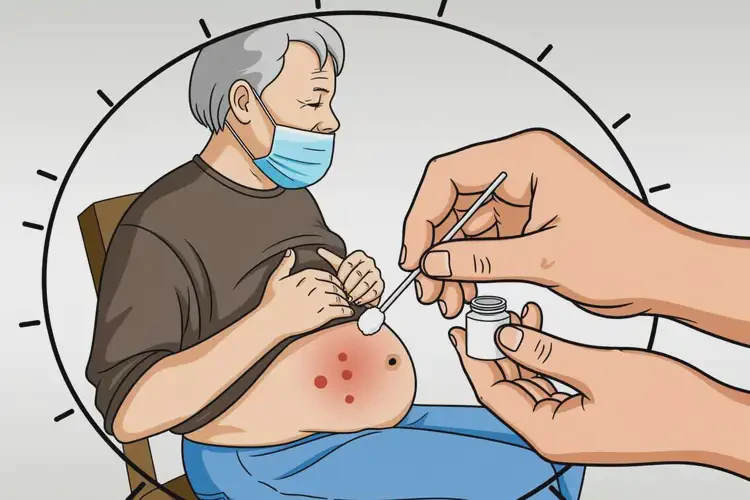 高齡老人肚子出濕疹能夠徹底治愈嗎(圖4)