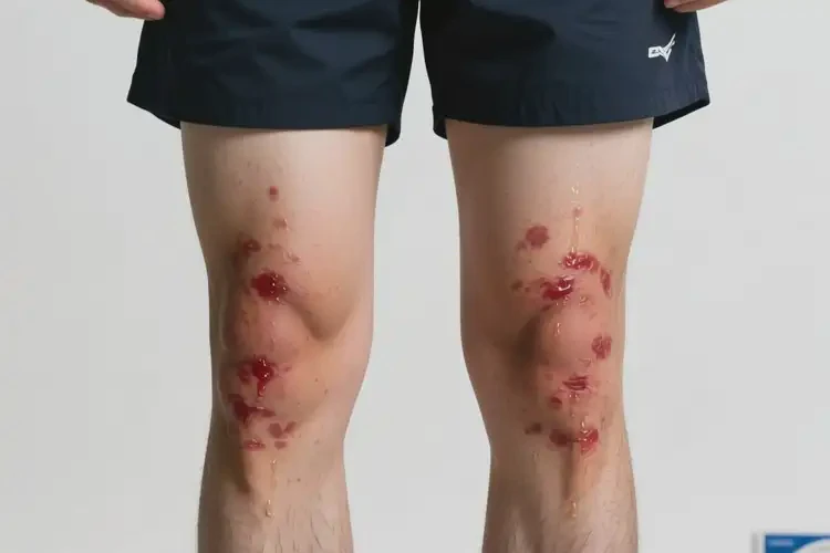 青年人大腿出濕疹不管它會(huì)自己痊愈嗎(圖1)