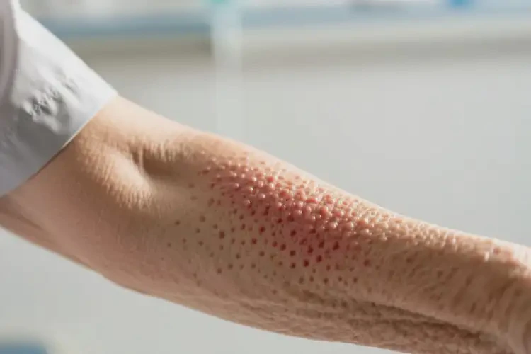 老人手臂出現濕疹不管它會自己痊愈嗎(圖4)