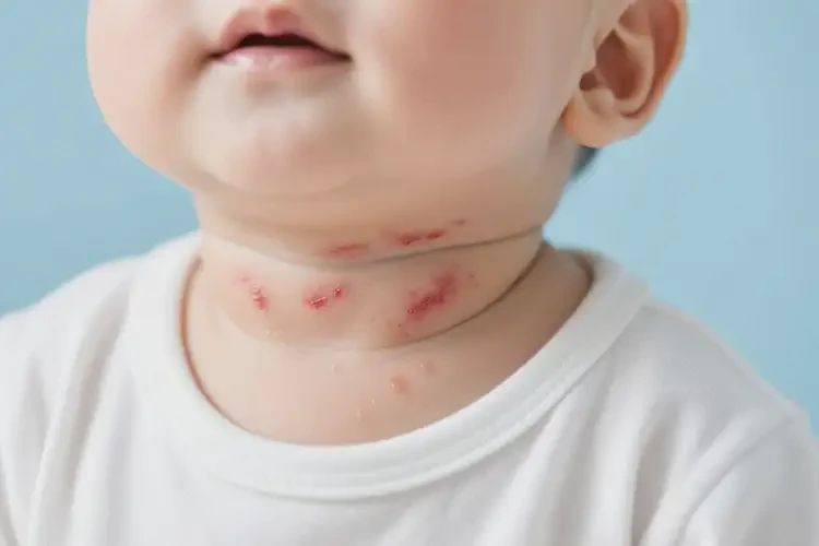 嬰兒脖子上經(jīng)常長濕疹可不可以徹底自愈(圖1)
