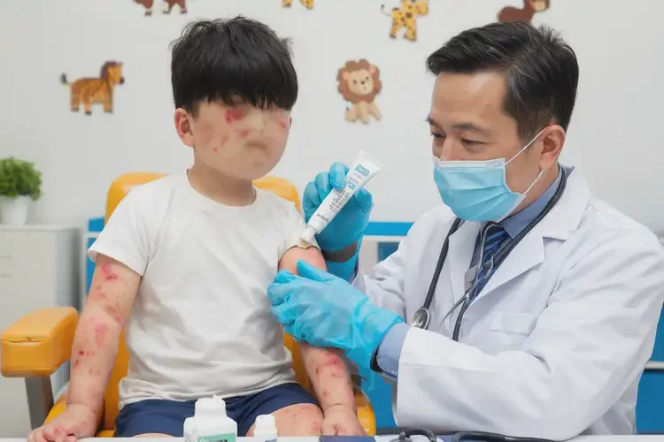 孩子全身長濕疹能靠自己自愈嗎(圖3)