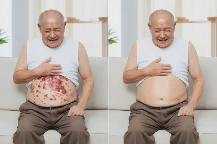 老人肚子偶爾長(zhǎng)濕疹可不可以徹底自愈(圖2)