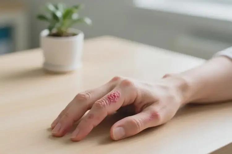 女性手上经常起湿疹不管它会自己痊愈吗(图4)