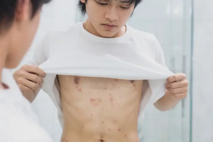 大學生肚子偶爾起濕疹能徹底自愈嗎(圖4)