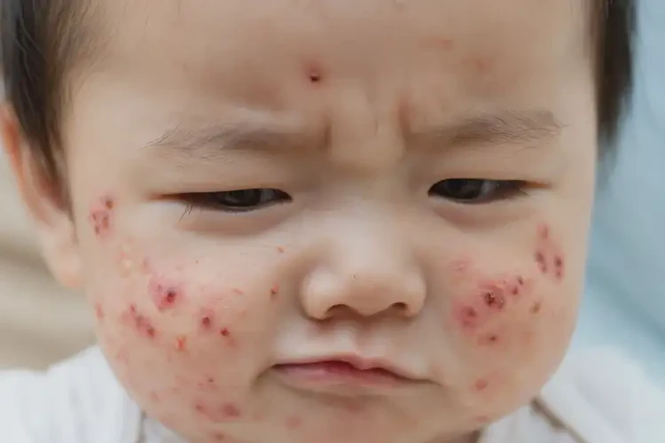 寶寶面部長濕疹能徹底自愈嗎(圖4)