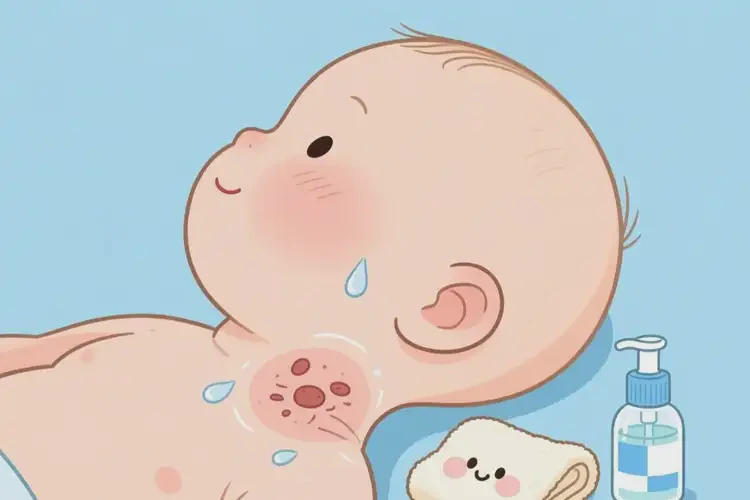 寶寶脖子經(jīng)常起濕疹能夠徹底治愈嗎(圖3)