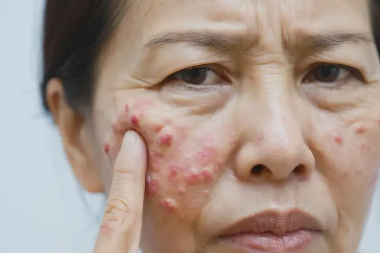 女性面部出現(xiàn)濕疹可不可以徹底自愈(圖4)